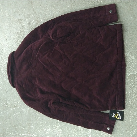 New! Boys' Art Class Quilted Corduroy Jacket / Shacket - Pomegranate Red - Picture 6 of 11